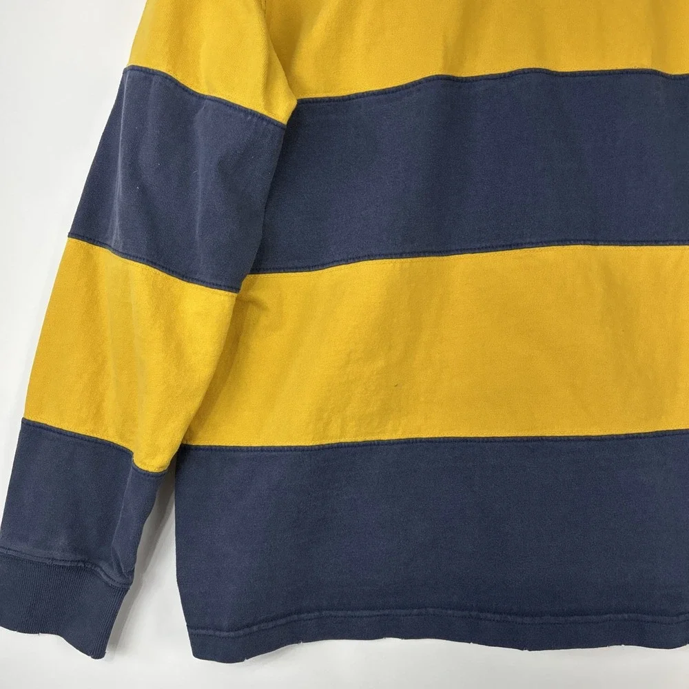 Vintage American Eagle Mens Rugby Polo Shirt Size L Cotton Preppy Sportswear - Picture 14 of 16